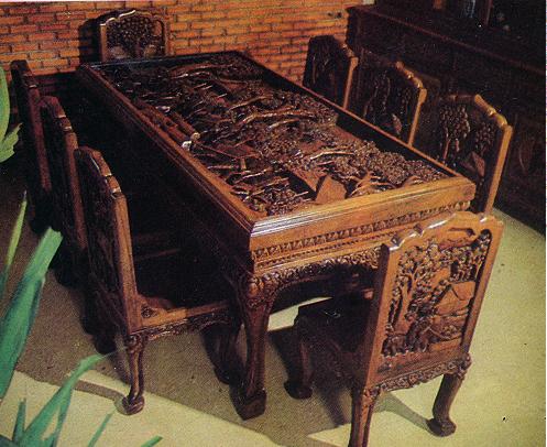 Sumalee's Handicraft Center, Chiang Rai, Northern Thailand:
Export Worldwide with Shipping from Door to Door. Furniture Made at your Design.