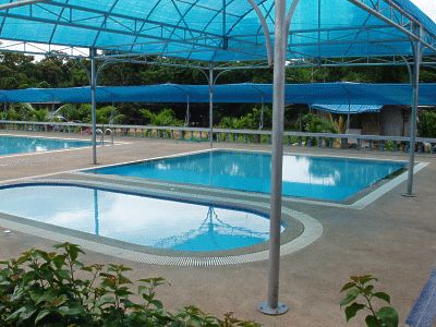 Boonraksa Swimming Pool in Chiang Saen, Chiangrai Province, North Thailand