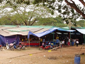 Markt in Phayao in Nordthailand