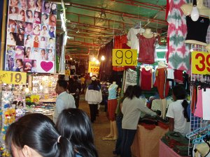 Markt in Phayao in Nordthailand