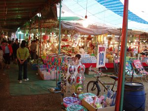 Markt in Phayao in Nordthailand